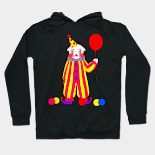 Red cat clown Hoodie